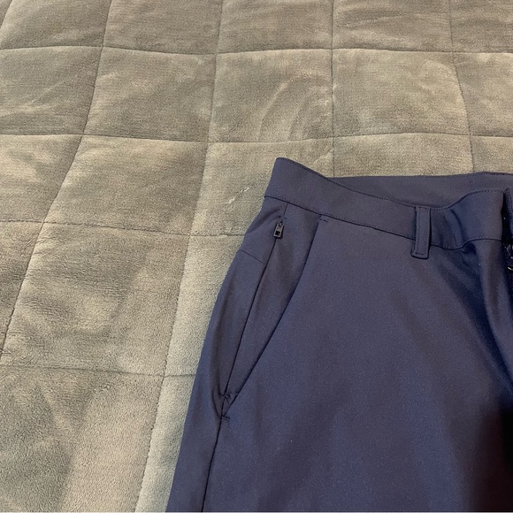 Fabletics Men’s The Don Trouser Classic Fit Pant Navy Blue 34x34 (32” Inseam) - Picture 5 of 12